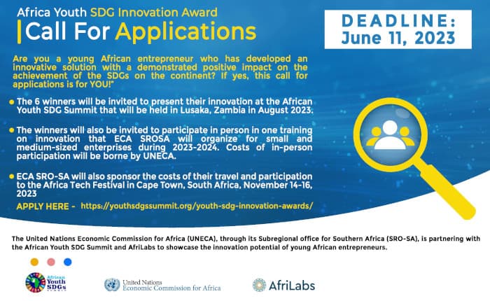 Simbona Has Been Selected for UNECA Youth SDGs Innovation Award, 2023.